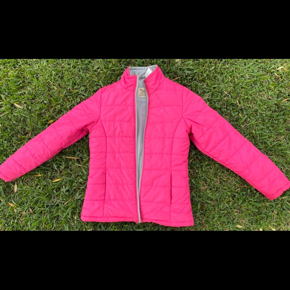 Hot Pink Faded Glory Puffer Jacket